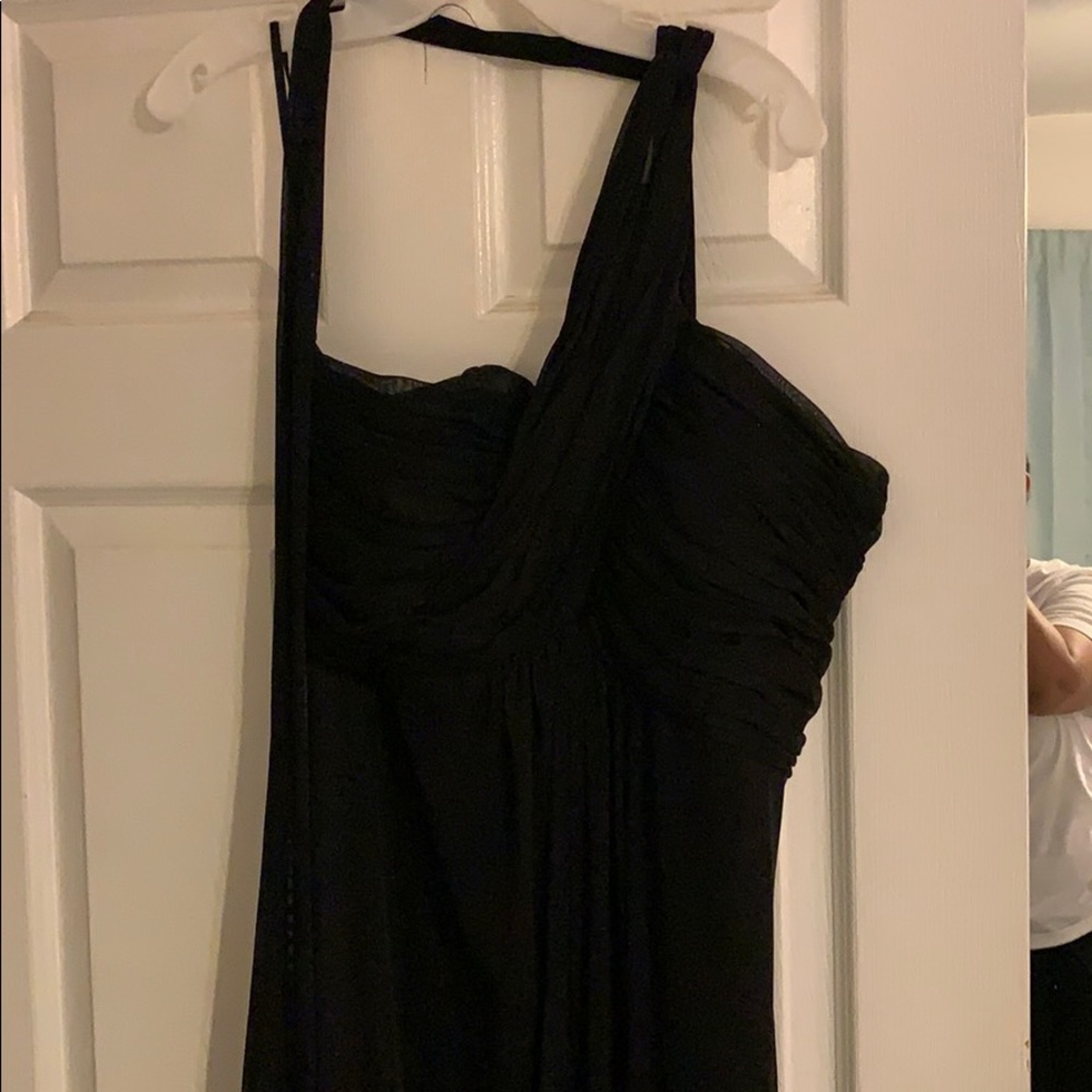 Long black gown